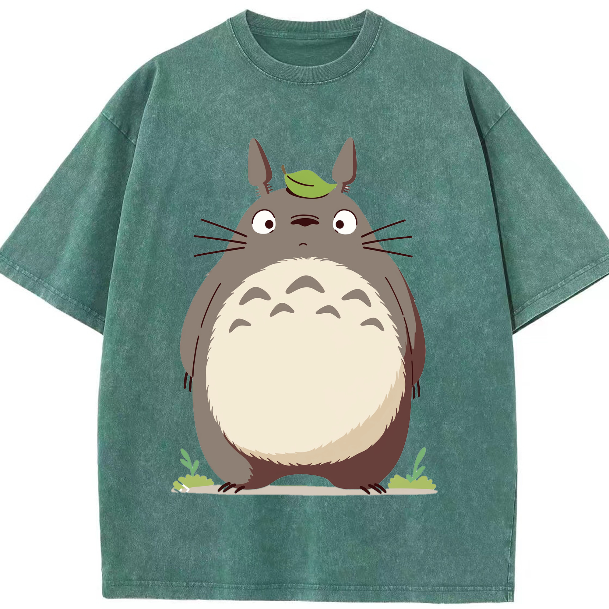 （画像用） となりのトトロ 草壁メイ 草壁サツキ My Neighbor Totoro Satsuki Kusakabe Mei Kusakabe 綿100% ヴィンテージ風 半袖Tシャツ（フロントプリント）